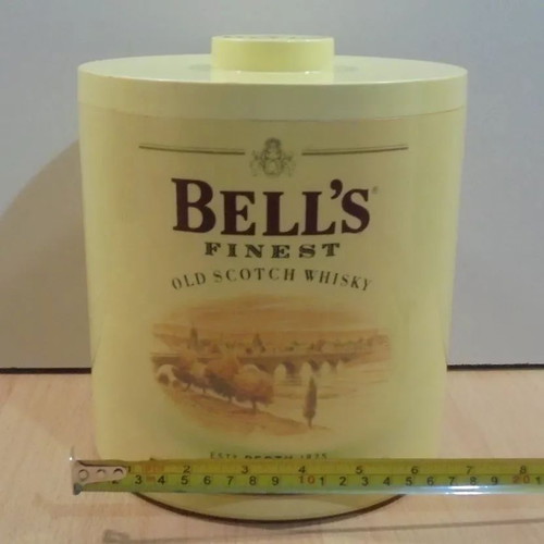 Bell's scotch whisky old promotional plastic ice bucket used