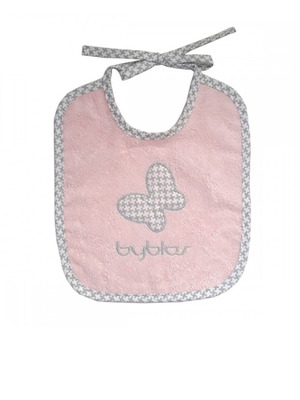 Byblos pink bib 100% cotton new