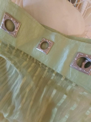 Curtain used 4.50x2.45 with Swarovski stones