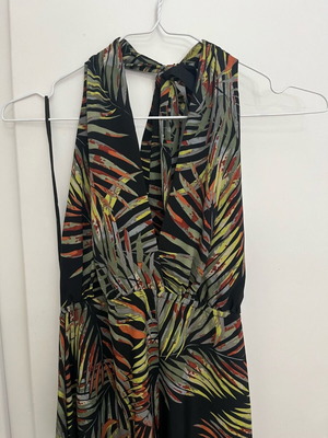 PinkWoman maxi dress like new, multicolored, size Large