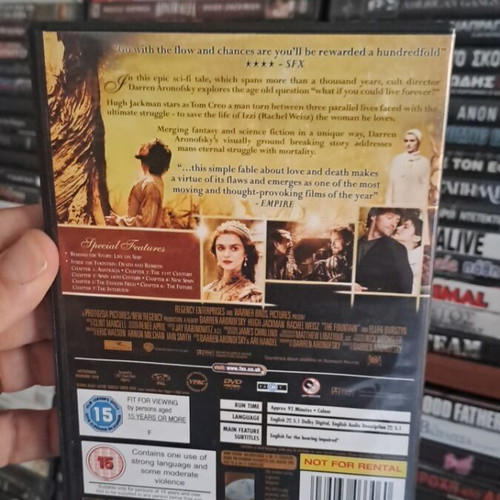 The Fountain DVD with English subtitles, romantic social drama