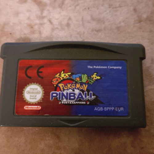 Pokemon Pinball: Ruby & Sapphire used for Game Boy Advance