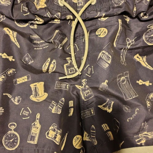 Admiral men's swim shorts XXXL Kingsman vintage print