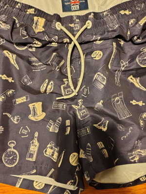 Admiral men's swim shorts XXXL Kingsman vintage print