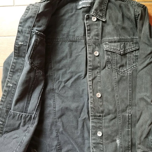 Stradivarius jacket used, size small, black and white
