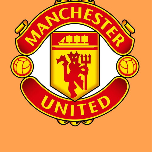 Manchester United sticker made to order, glossy paper