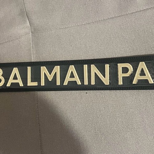Balmain bag strap new with large gold logo