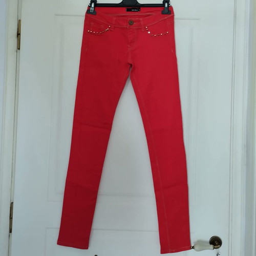 Vintage low-rise jeans Tally Weijl No.38 like new, red