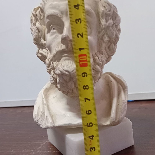 Homer statue used cast stone sculpture bust