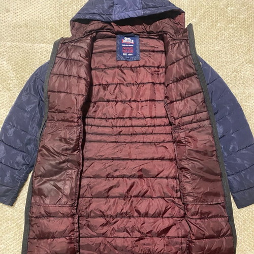 Lonsdale women's parka jacket used, size L, blue