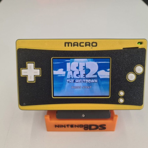 Nintendo DS Macro Custom shell like new, plays Advance games