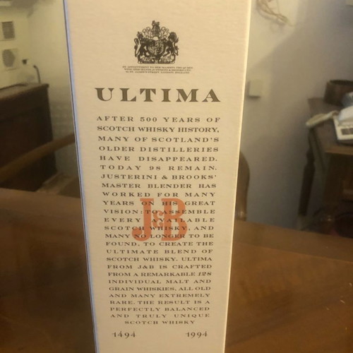 Ultima blended whisky new from 128 malts