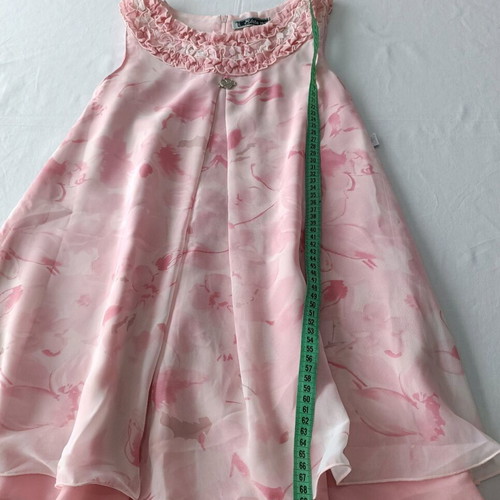 Evita pink girl dress like new, size 10 years