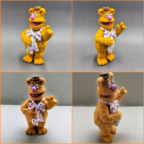 Fozzie Bear figure new, The Muppets Disney collectible
