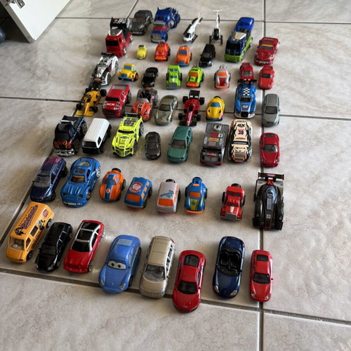 Hot Wheels toy cars, pack of 56
