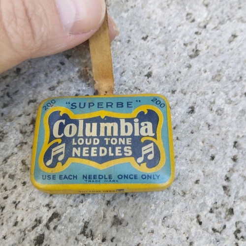 Columbia phonograph needles used