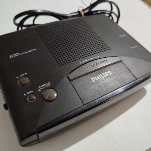 Philips electric clock radio used alarm