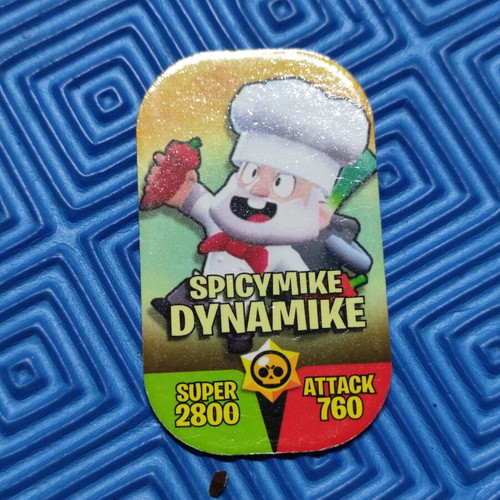 Brawl Stars Dynamike collectible iron tags like new, set of 5