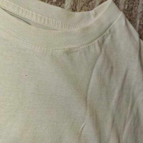 Bershka crop t-shirt used, white, size L