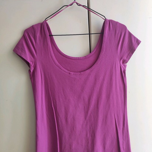 Clockhouse blouse fuchsia like new, size L