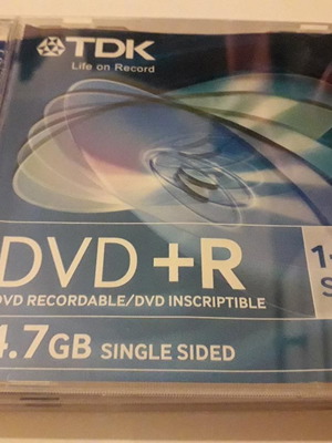 Blank DVDs new, pack of 3 pieces 4.7GB