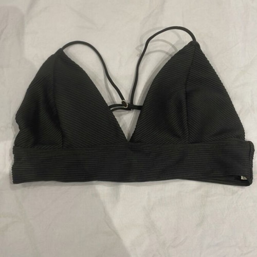Black swimsuit top size L like new