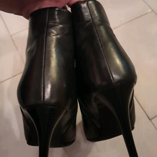 Tsouderos leather ankle boots like new, size 39, 10 cm heel