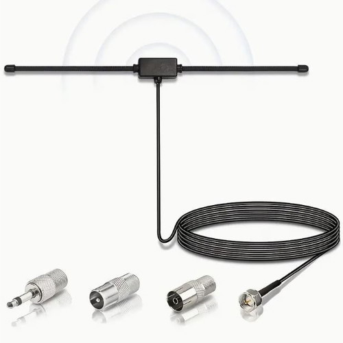 FM radio antenna 3.5mm heavy-duty metal new