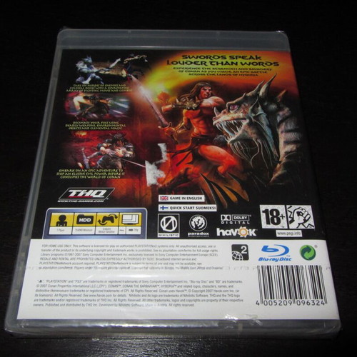 Conan Sony PS3 παιχνίδι, καινούργιο σφραγισμένο