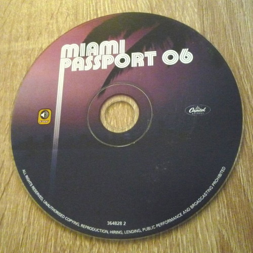 Miami Passport 06 CD used, electronic genre, disc and covers only