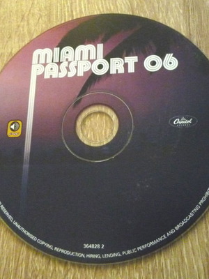 Miami Passport 06 CD used, electronic genre, disc and covers only