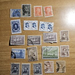 Argentine Stamps Used Lot of 52 from 1930s to 1950s