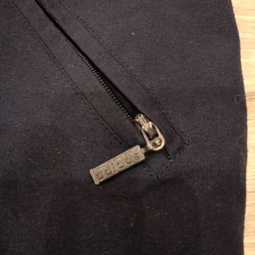Adidas Vintage Track Jacket used, navy with red details, size M