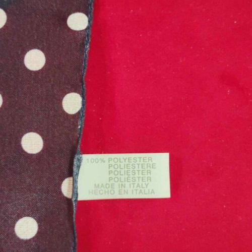 Polka Dot Scarf Blue White New, Suitable for Parade