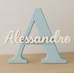 Customizable Parametric Name and Letter Model new