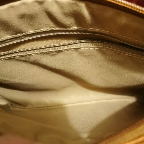 Crossbody bag made of cork like new, beige