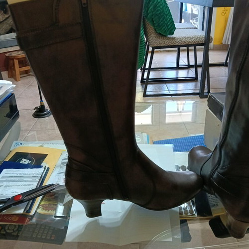 Sunshine knee-high boots brown like new size 41