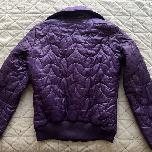 Adidas purple winter jacket size 36 like new