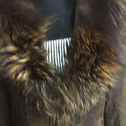 Long coat brown like new, size M-L