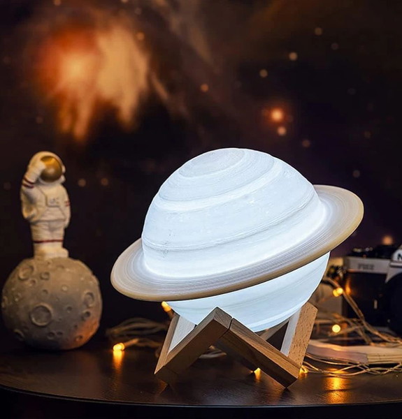 Φωτιστικό Saturn 6 χρώματα με τηλεχειριστήριο