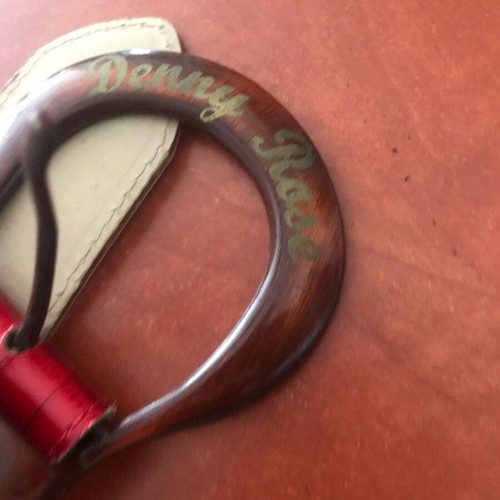 Deny Rose belt used 90 cm red in very good condition