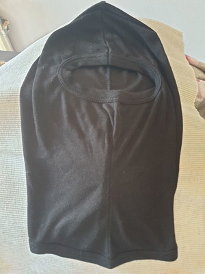 Full face protective mask new, black