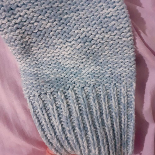 Pink Woman sweater new, two-tone knit size M