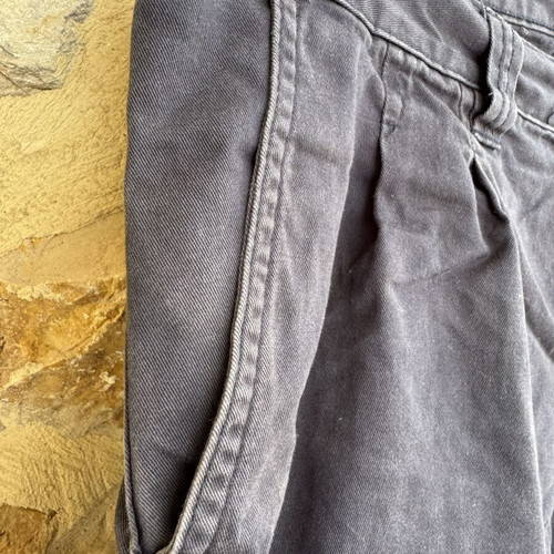 Men's Bermuda shorts used, navy chino size XXL