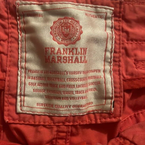 Franklin & Marshall bermuda shorts used, red, size other