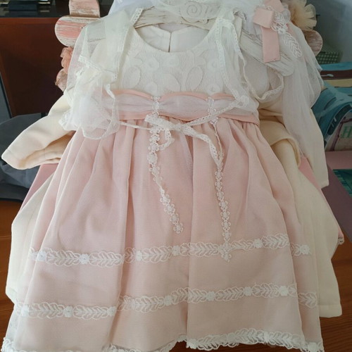 Baptism set for girl new, complete unused
