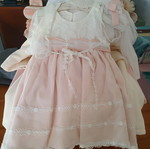 Baptism set for girl new, complete unused