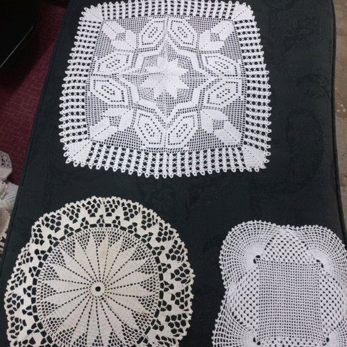 Antique Collection Handmade Embroideries, Cutwork and Knits like new, 200 pieces