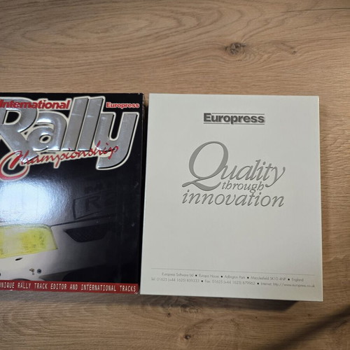 International Rally Championship PC game like new for Windows 95 98