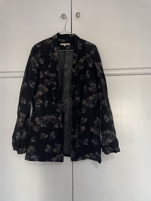 Vassia Kostara blazer, size small, black multicolor